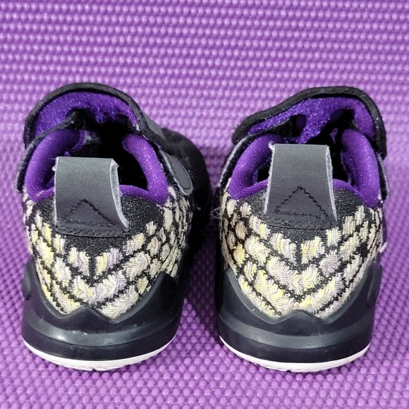 Nike Lebron XVIII TD 'Lakers' Athletic Shoes - Toddler 7C - Picture 4 of 6